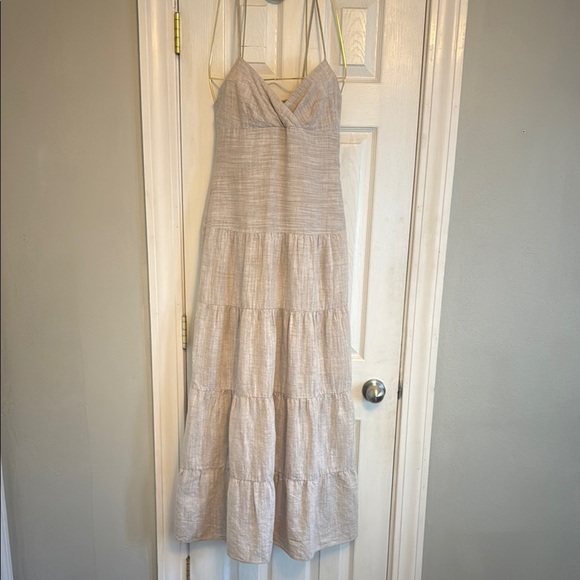 Banana Republic Light Beige Maxi Dress #552 - Picture 1 of 9
